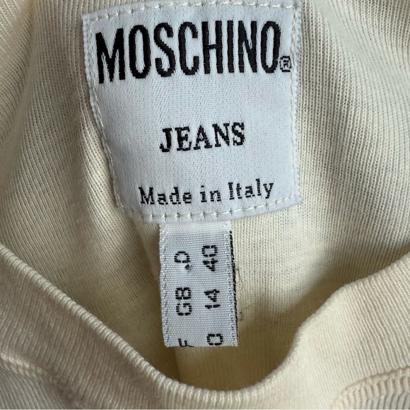 Moschino Long Sleeve Tee with Masterpiece Design - Picture 5 of 10